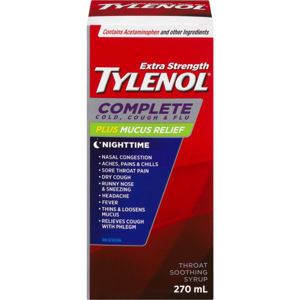 Tylenol Complete Cold, Cough & Flu Plus Mucus Relief Extra Strength Ni