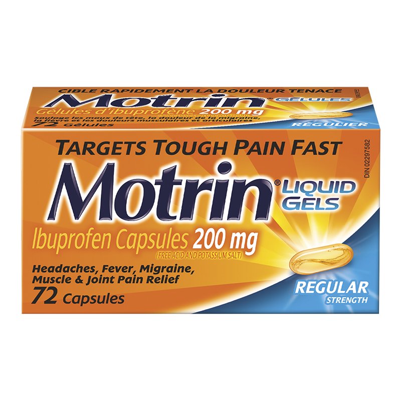 Motrin Regular Strength Liquid Gel Capsules Pharmacy For Life