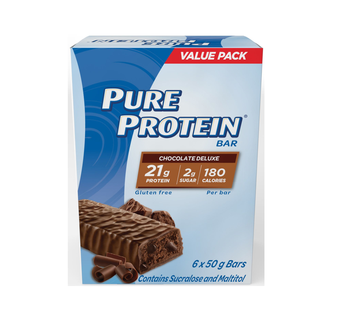 Pure Protein Bar Chocolate Deluxe 6x50g Bars – Pharmacy For Life
