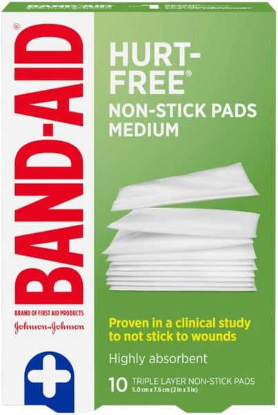Band-Aid Non-Stick Pads 10