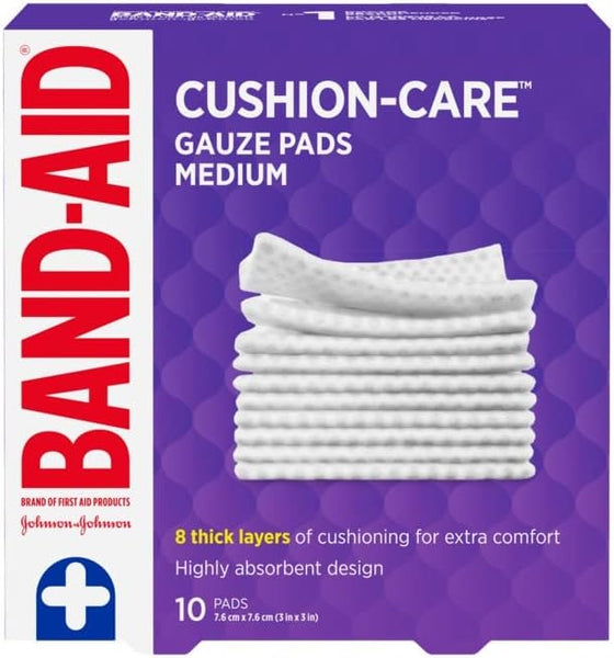 Band-Aid Small Gauze Pads 10
