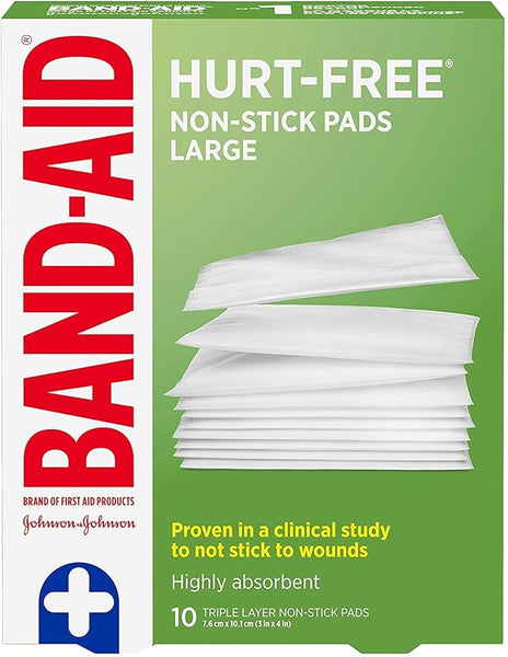 Band-Aid Non-Stick Pads 10