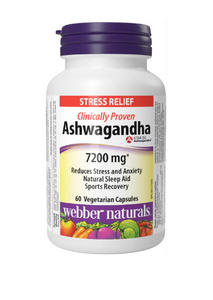 Webber Naturals Ashwagandha 7200 mg One Per Day