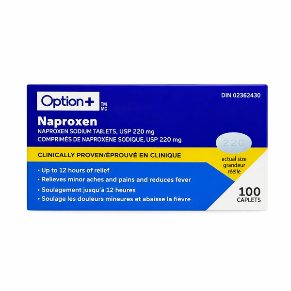Option+ Naproxen Sodium 24 Caplets