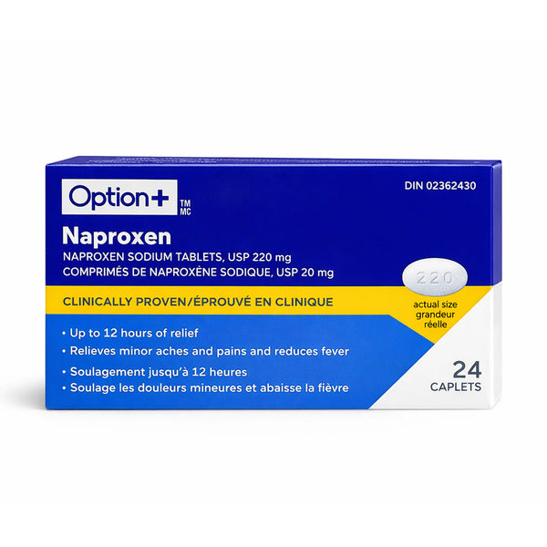 Option+ Naproxen Sodium 24 Caplets