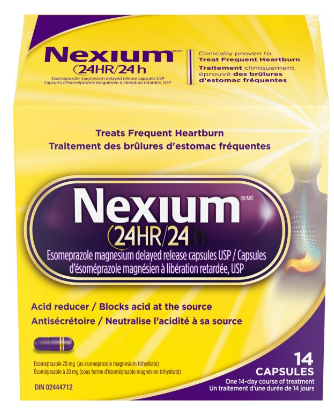 NEXIUM 24 HOUR ACID REDUCER 14 CAPSULES