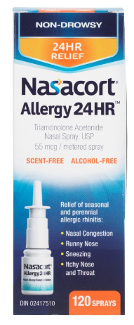 Nasacort Allergy 24 HR Nasal Spray 120 Sprays – Pharmacy For Life