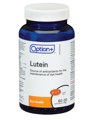 Option+ Lutein 20mg 60 Softgels