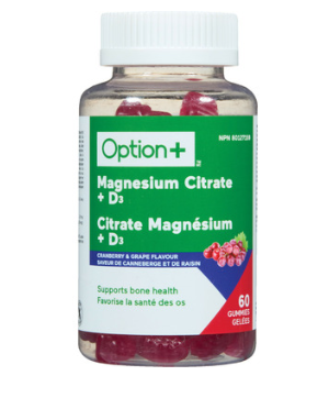 Option+ Magnesium Citrate + D3