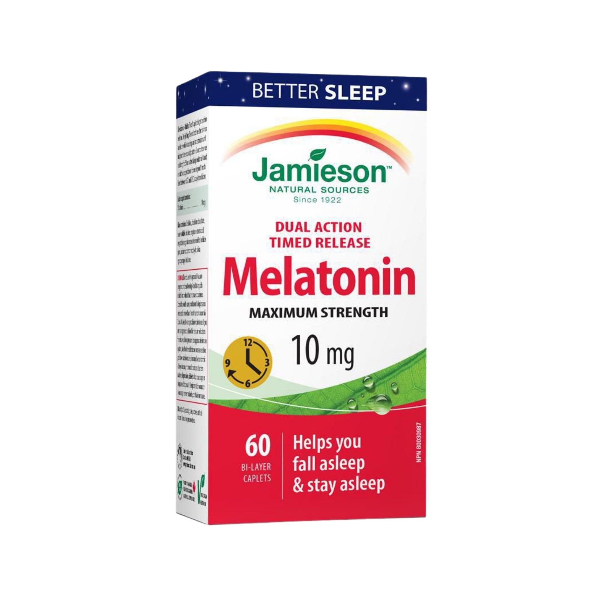 Jamieson Melatonin 10mg Dual Action Maximum Strength