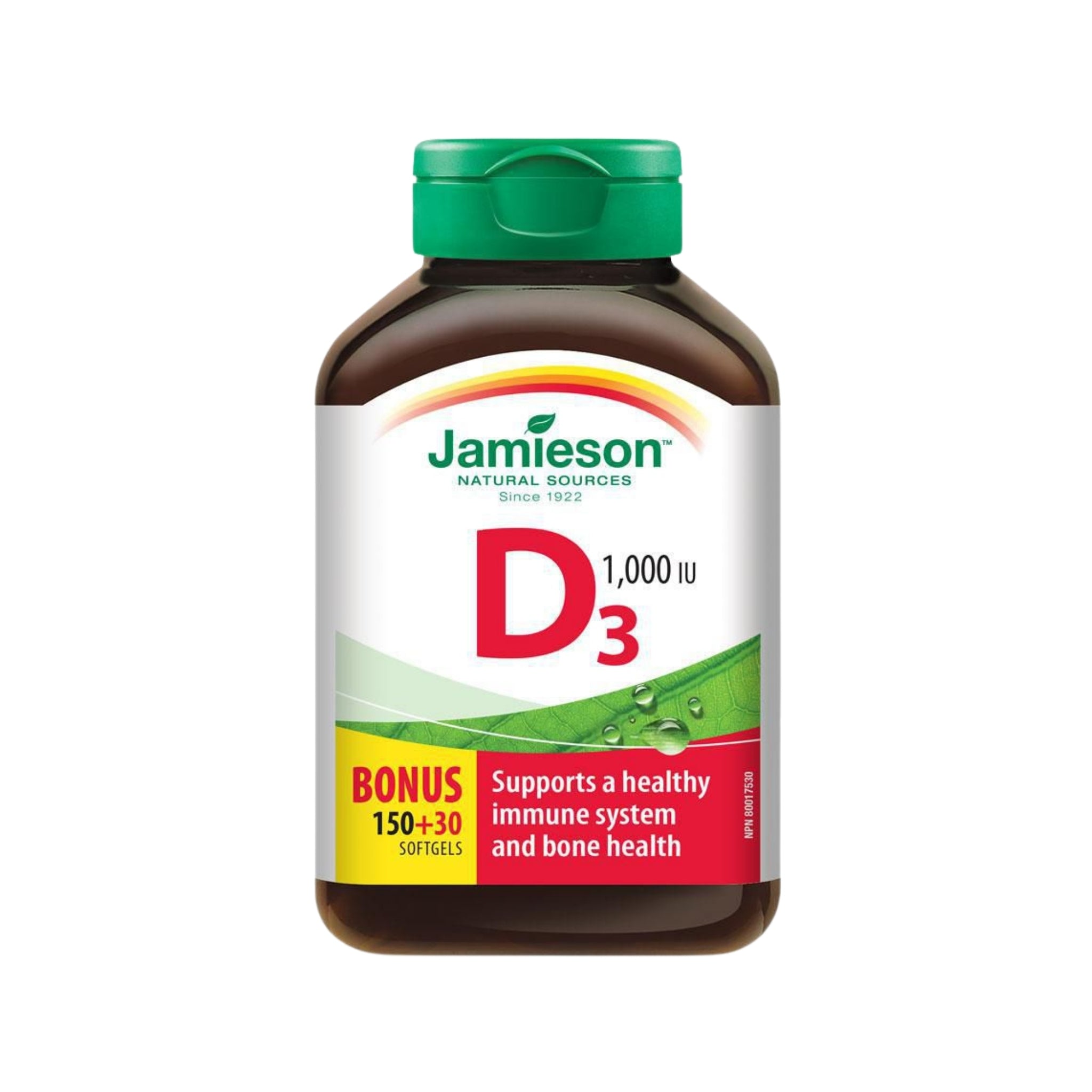 Jamieson Vitamin D3 1000IU 150 softgels
