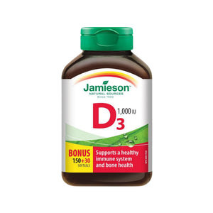 Jamieson Vitamin D3 1000IU 150 softgels