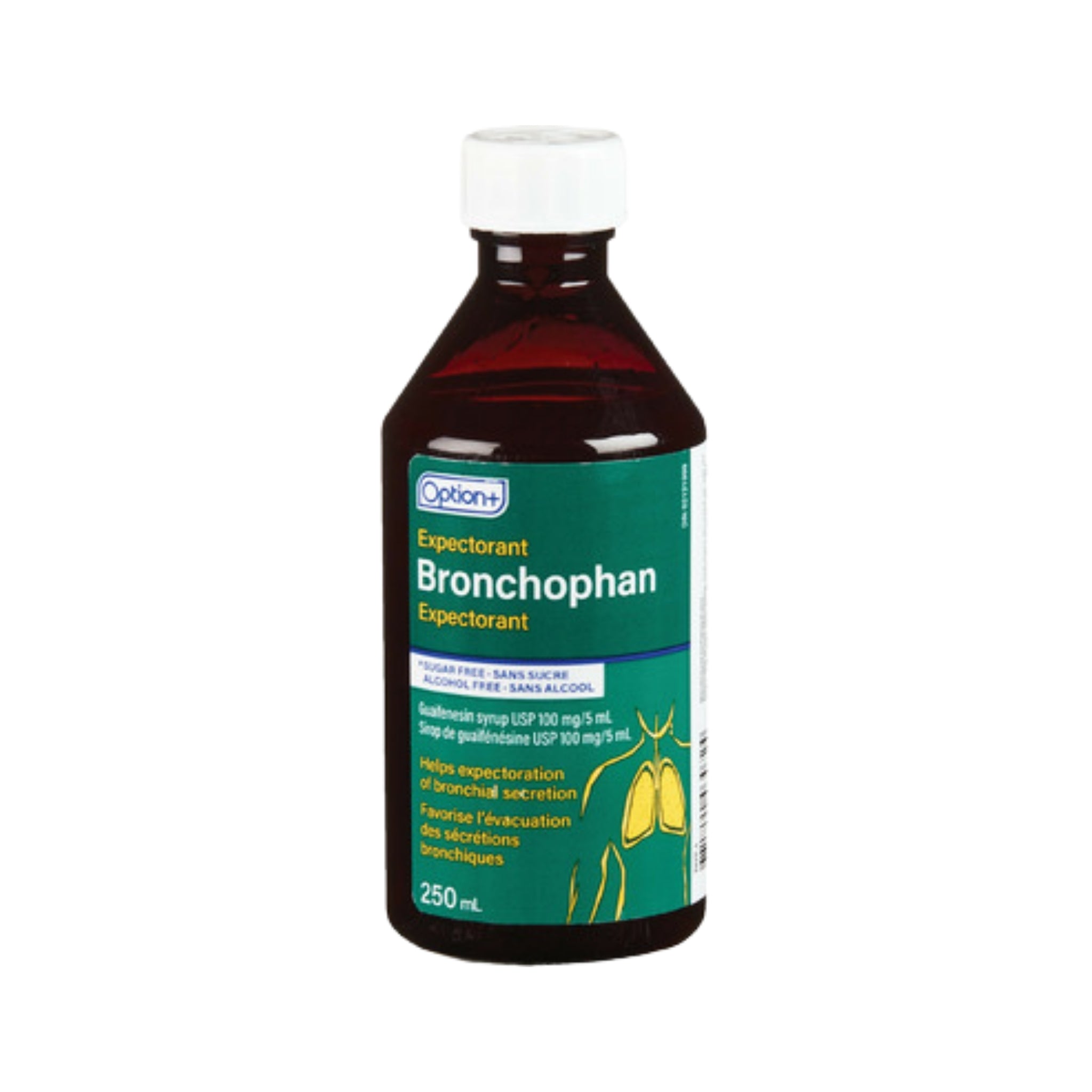 Option+ Bronchophan Expectorant cough syrup