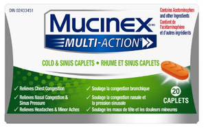 Mucinex Multi-Action Cold & Sinus 20 Caplets