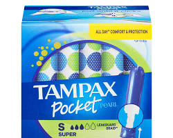 Tampax Pocket Pearl Tampon Compact Unscented