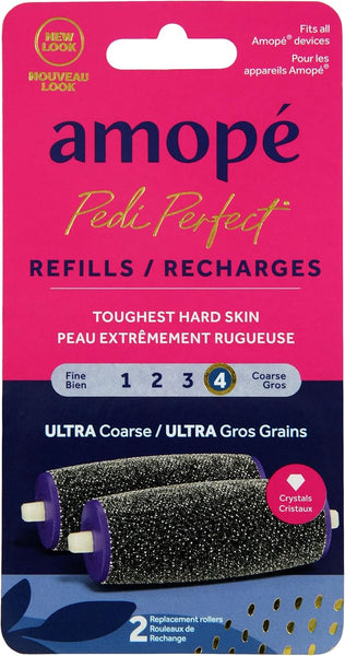 Amopé Pedi Perfect Replacement Roller Heads 2