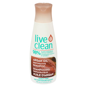 Live Clean Argan Oil Restorative Shampoo 350mL