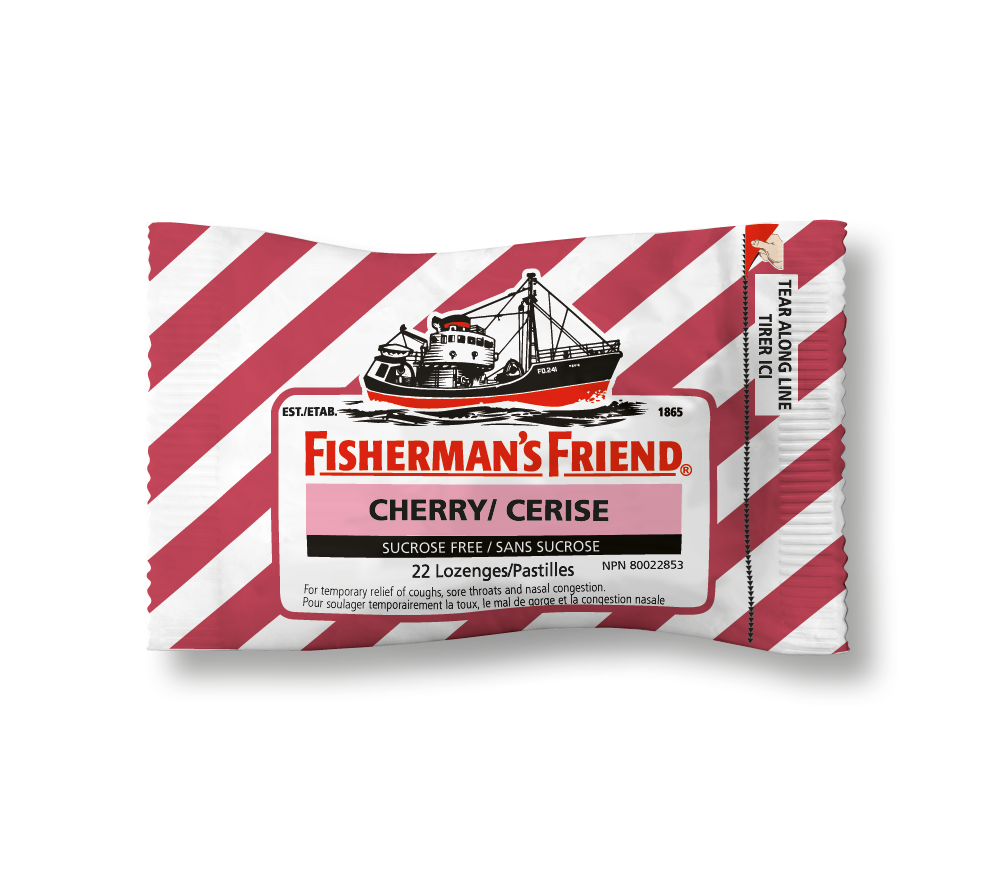 Fisherman's Friend Cherry Sucrose Free 22 Lozenges
