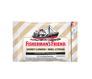 Fisherman's Friend Honey-Lemon Sucrose Free 22 Lozenges