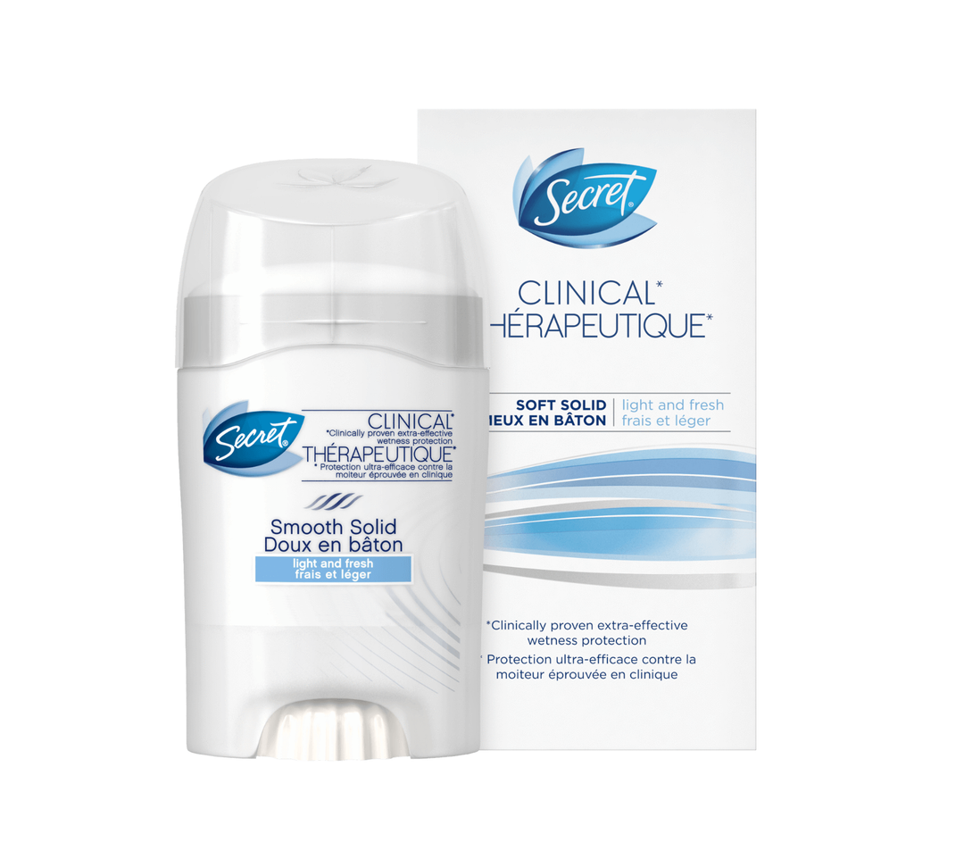 Secret Clinical Strength Soft Solid Antiperspirant/Deodorant Light and ...