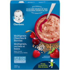 Nestle Gerber Cherries & Berries 5 Grain Cereal 227g