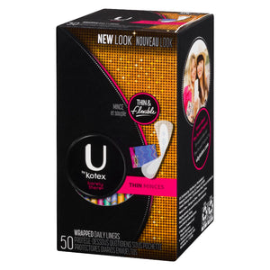 U by Kotex Barely There Liners 50 Liners
