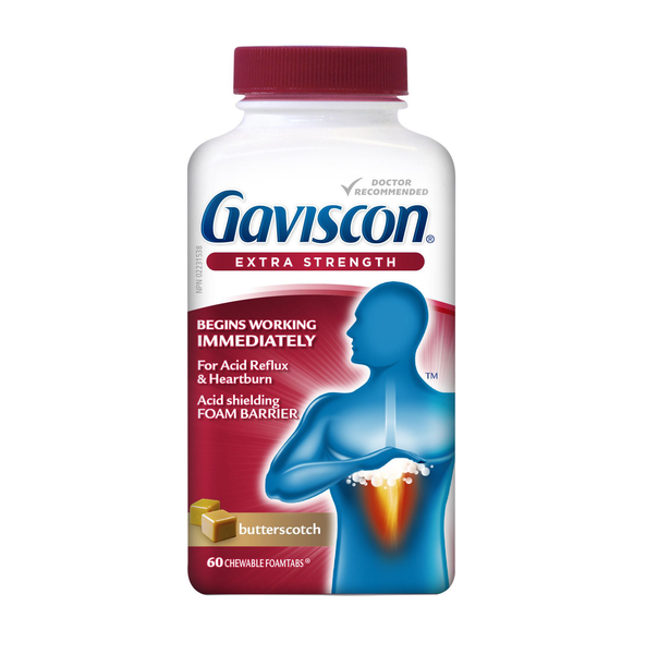 Gaviscon Extra Strength 60 Tablets