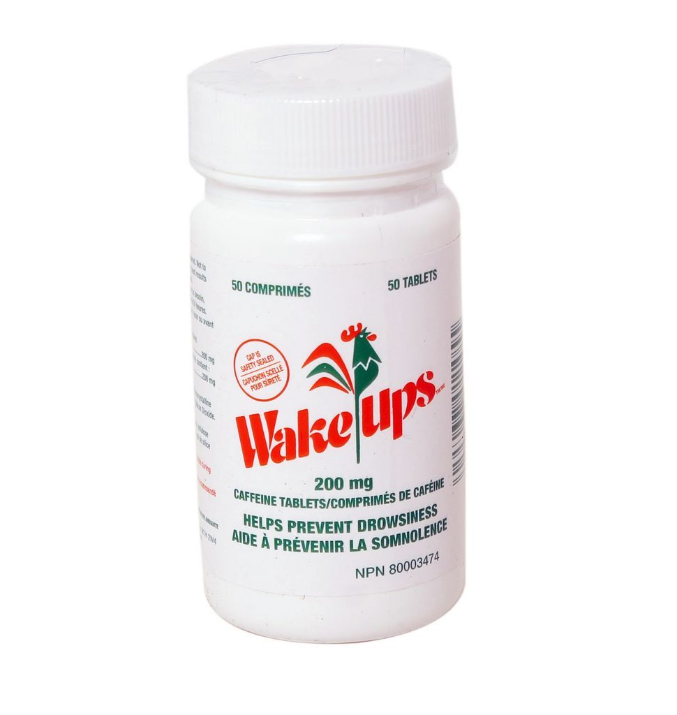 Wake-Ups Caffeine Tablets 200mg 50 Tablets