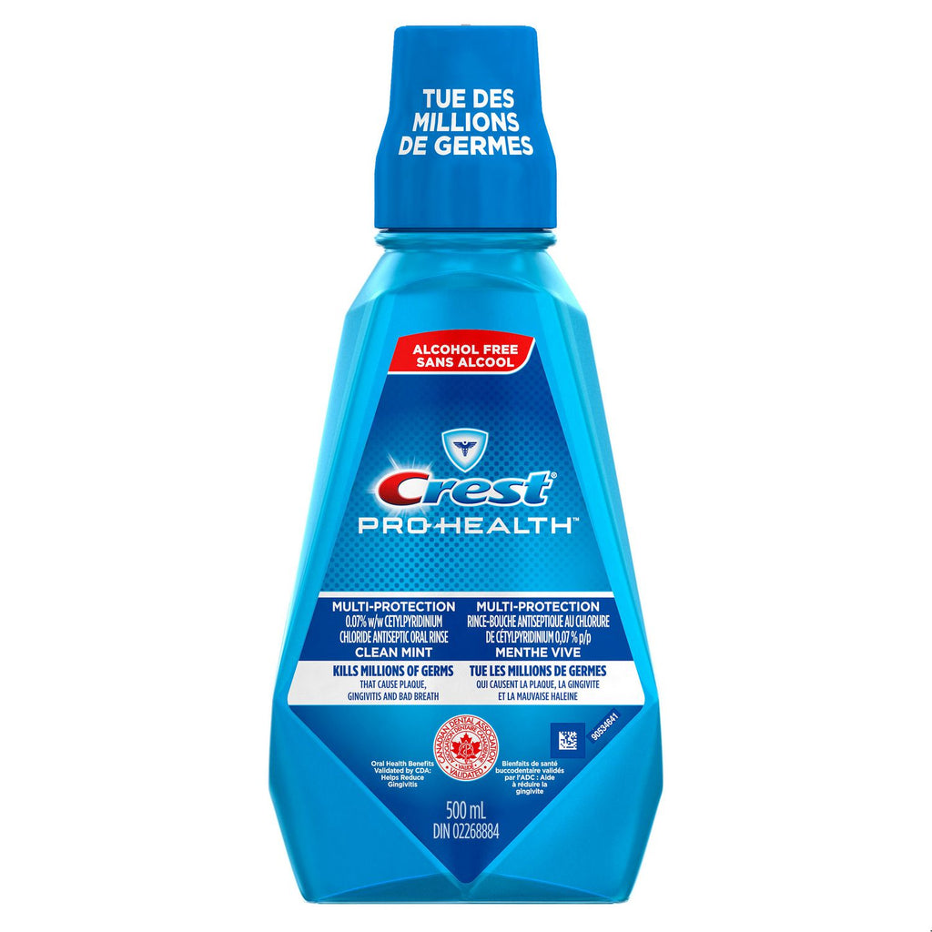 Crest Rinse Crest Pro-Health Antiseptic Oral Rinse Clean Mint – Pharmacy For Life