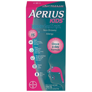 Aerius Kids Allergy Syrup 100mL