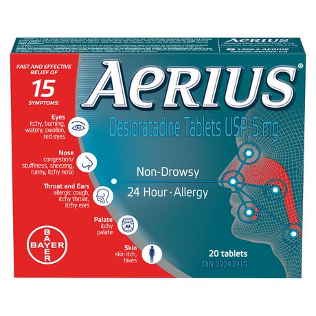 Aerius 24 Hour Allergy Relief Tablets