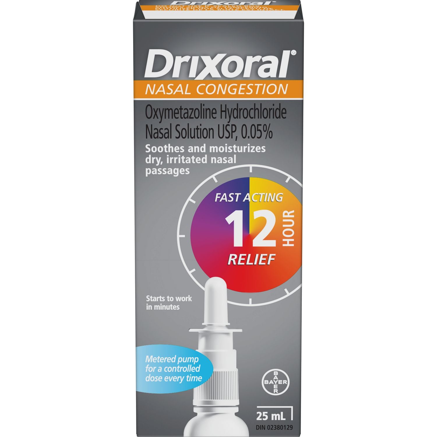 Drixoral Nasal Congestion 12 Hour Relief 25mL