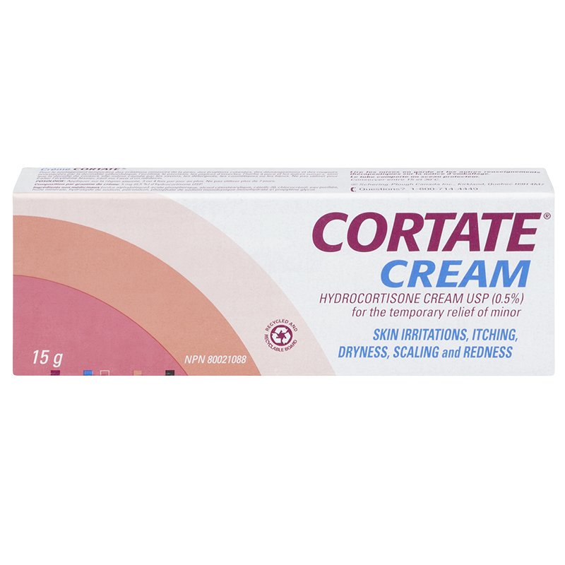 Cortate Cream Hydrocortisone Cream 0.5% 15g