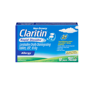 Claritin Allergy Rapid Dissolve Mint Flavour 10 Tablets