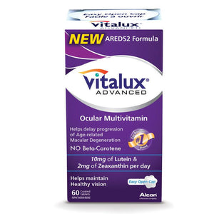 Vitalux Advanced Ocular Multivitamin Areds2 Formula 60 Coated Caplets