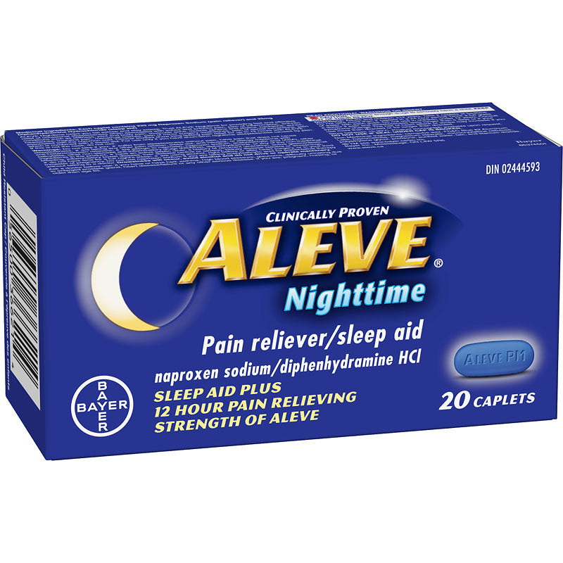 Aleve Nighttime Pain Reliever/Sleep Aid 20 Caplets