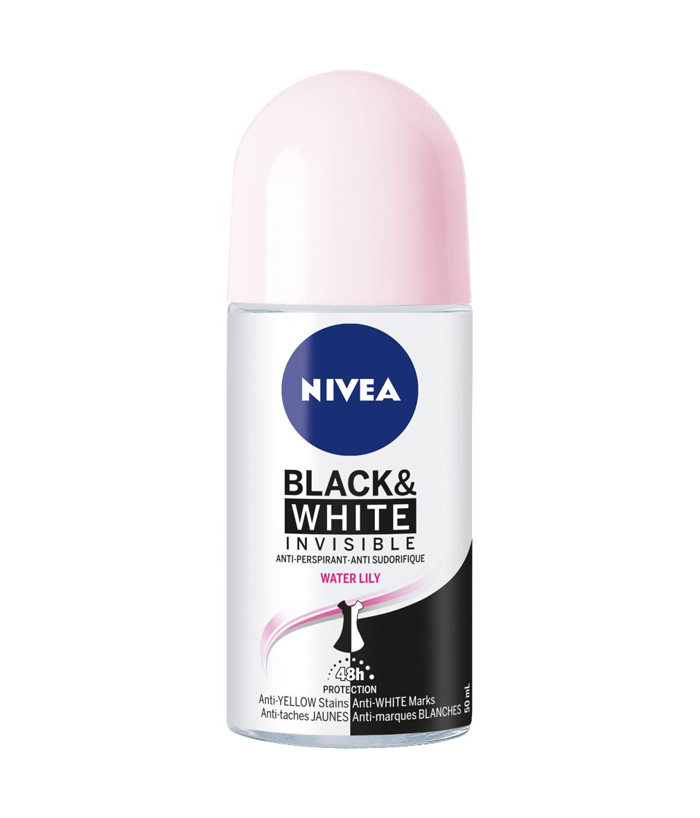 Nivea Invisible for Black & White Antiperspirant + Deodorant Roll-On 50mL