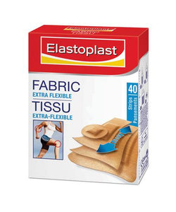 Elastoplast Extra Flexible Fabric Assorted Shapes 40