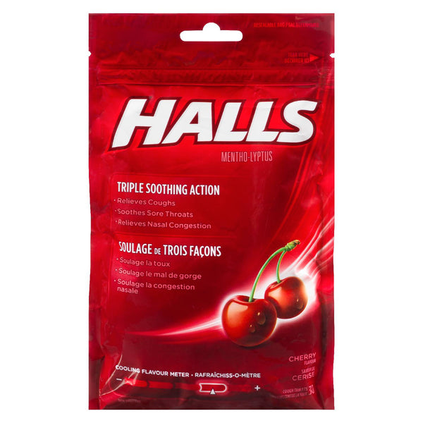 Halls Mentho-Lyptus Cough Tablets Cherry Flavour