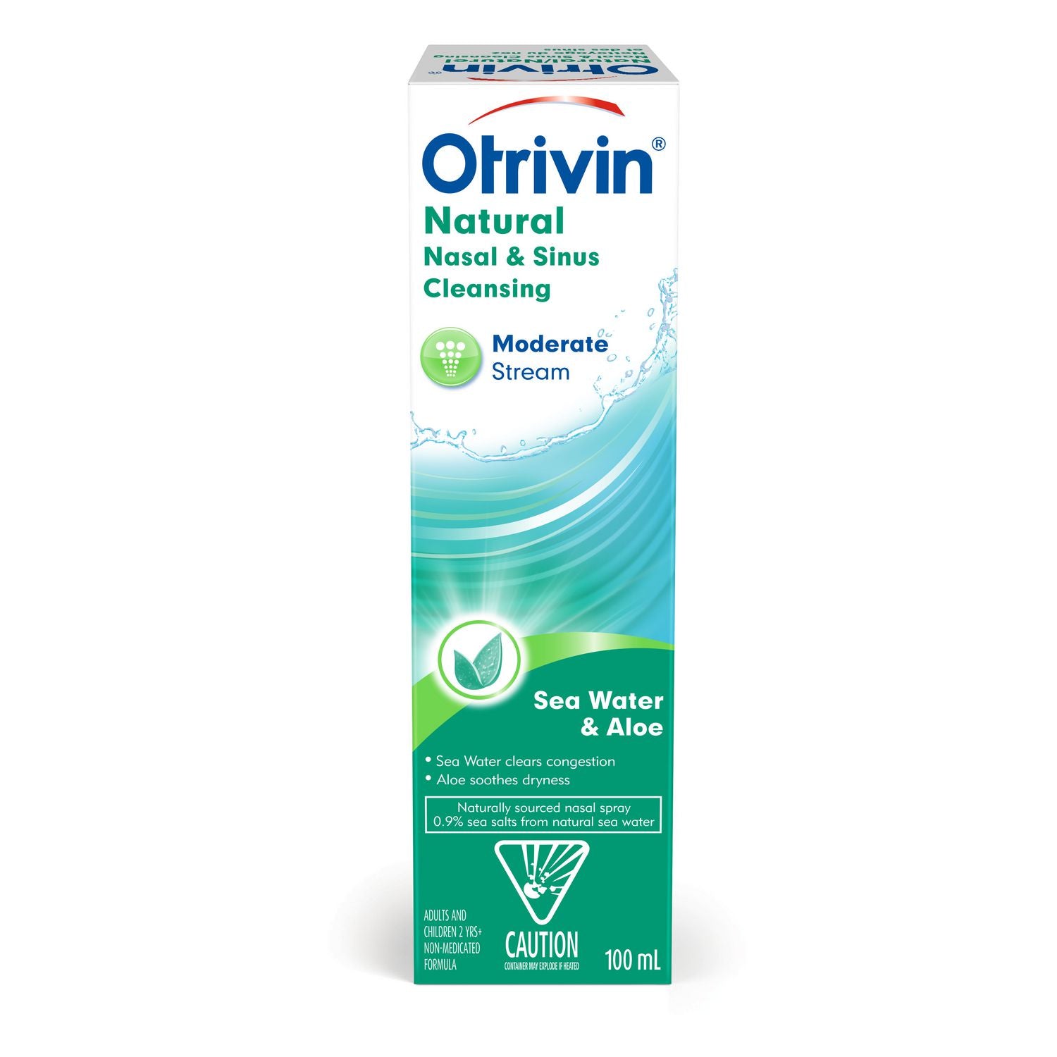 Otrivin Natural Nasal and Sinus Cleansing Moderate Stream 100mL