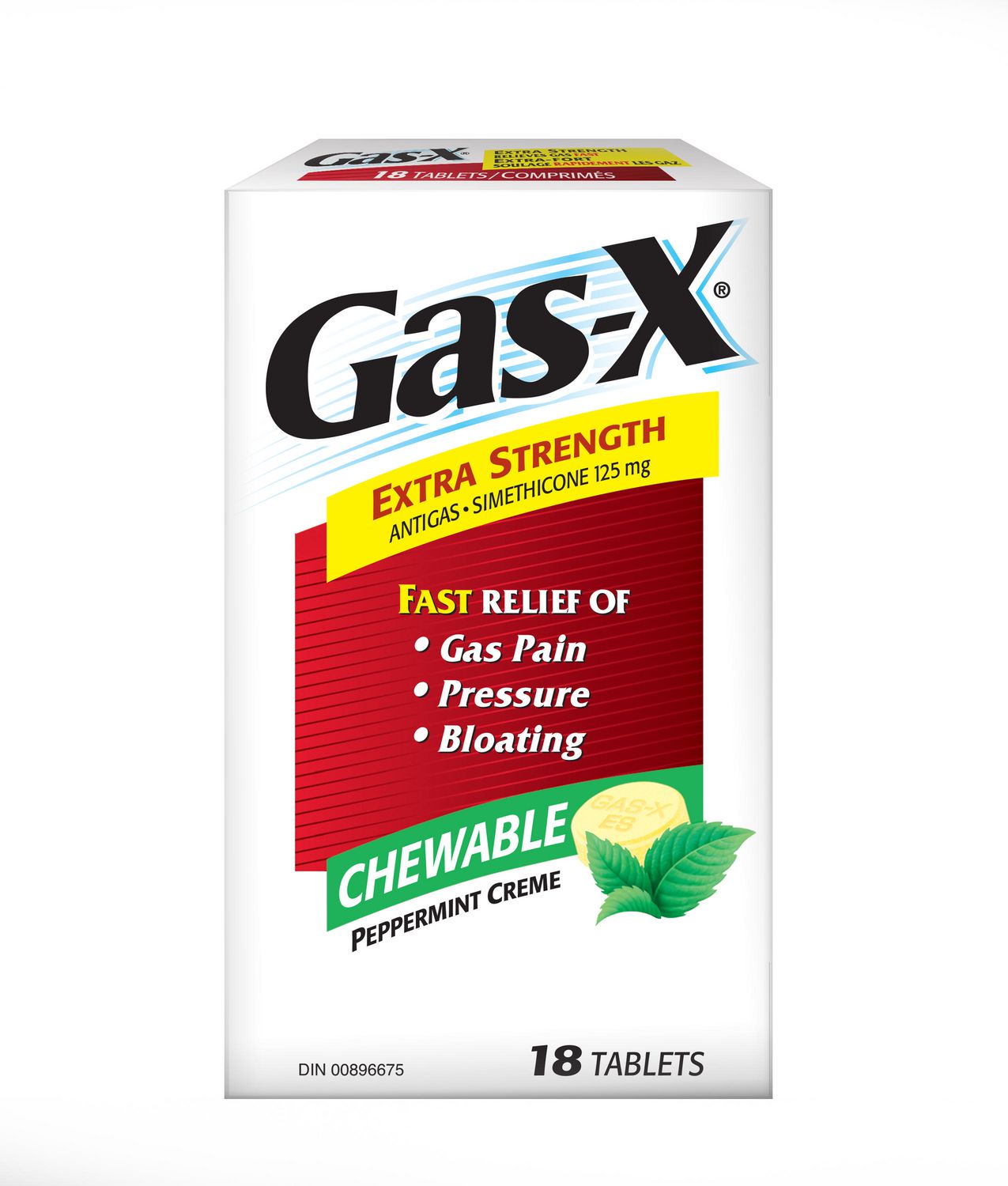 Gas-X Extra-Strength 18 Chewable Tablets