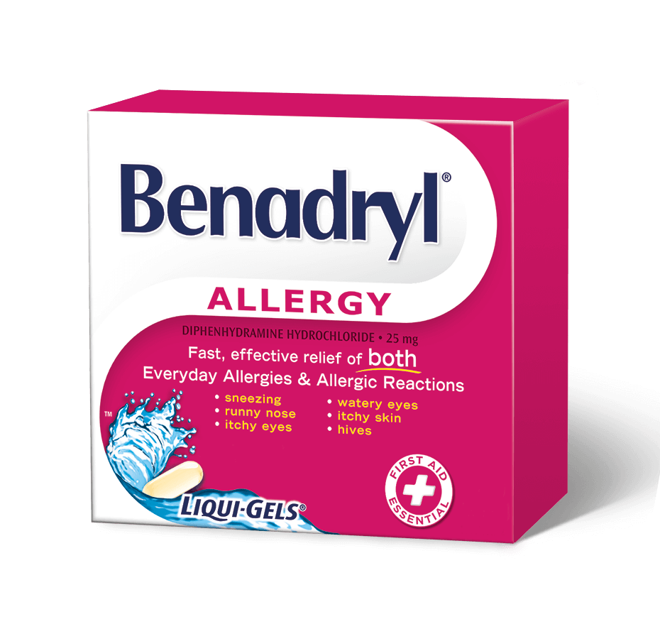 Benadryl Allergy Liqui-Gels 20 Capsules