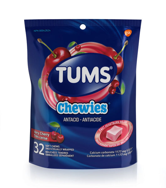Tums Chewies Antacid 32 Chews
