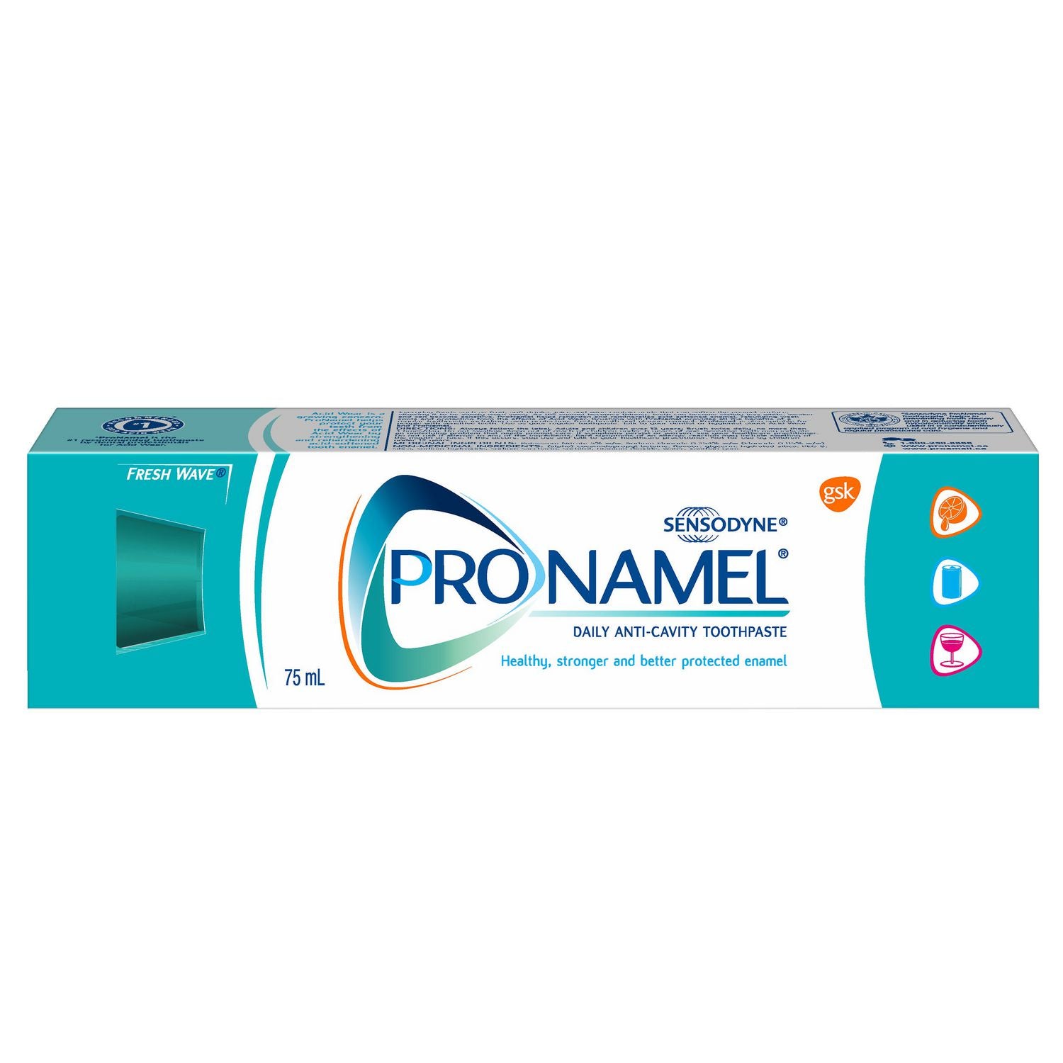 Sensodyne ProNamel Daily Anti-Cavity Toothpaste 75mL
