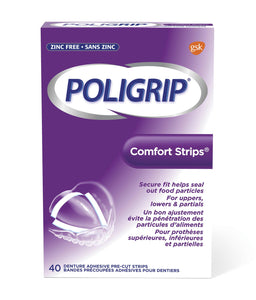 Poligrip Comfort Strips 40 Strips