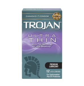 Trojan Ultra Thin 12 Latex Condoms