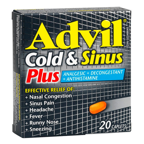 Advil Cold & Sinus Plus Caplets