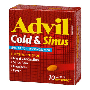 Advil Cold & Sinus Caplets