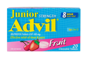 Advil Junior Strength Fruit Chewable Tablets
