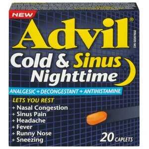 Advil Cold & Sinus Nighttime Caplets